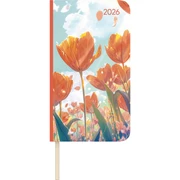 Ladytimer Mini Deluxe Salmon 2024 Pocket Calendar - 8x11.5cm Weekly Planner