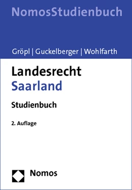 Abbildung von Gröpl / Guckelberger | Landesrecht Saarland | 2. Auflage | 2013 | beck-shop.de
