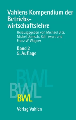 Abbildung von Vahlens Kompendium der Betriebswirtschaftslehre Band 2 | 5. Auflage | 2005 | beck-shop.de