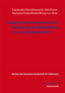 Abbildung von Fassbender / Wendehorst LL.M. | Paradigmen im internationalen Recht | 1. Auflage | 2012 | beck-shop.de