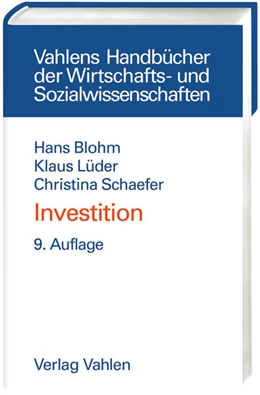 Abbildung von Blohm / Lüder | Investition | 9. Auflage | 2006 | beck-shop.de