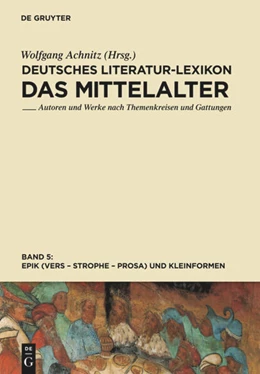 Abbildung von Achnitz | Epik (Vers - Strophe - Prosa), und Kleinformen | 1. Auflage | 2013 | beck-shop.de