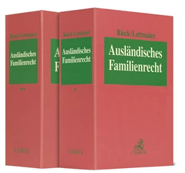 Abbildung von Rieck / Lettmaier | Ausländisches Familienrecht | 26. Auflage | 2024 | beck-shop.de