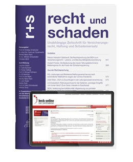 Abbildung von r+s • recht und schaden | 45. Auflage | 2025 | beck-shop.de