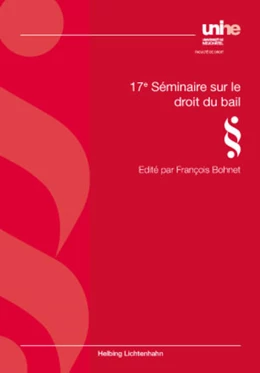 Abbildung von Bohnet | 17e Seminaire sur le droit du bail | 1. Auflage | 2012 | beck-shop.de