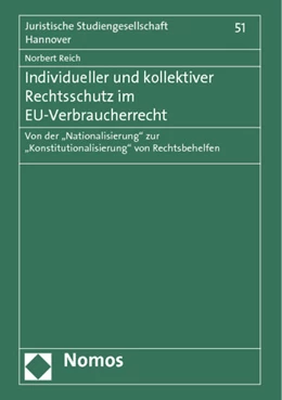 Abbildung von Reich | Individueller und kollektiver Rechtsschutz im EU-Verbraucherrecht | 1. Auflage | 2012 | 51 | beck-shop.de