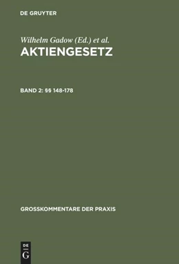 Abbildung von Assmann / Hopt | §§ 148–178 | 3. Auflage | 1970 | beck-shop.de