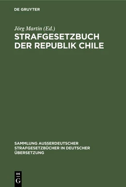 Abbildung von Martin | Strafgesetzbuch der Republik Chile | 1. Auflage | 1988 | 104 | beck-shop.de