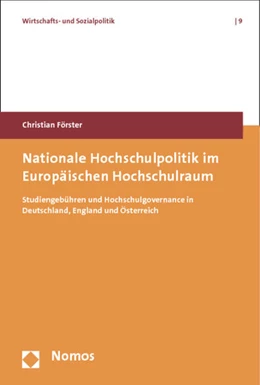 Abbildung von Förster | Nationale Hochschulpolitik im Europäischen Hochschulraum | 1. Auflage | 2012 | 9 | beck-shop.de