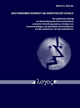 Abbildung von Körner | Das Phänomen Burnout am Arbeitsplatz Schule | 1. Auflage | 2003 | beck-shop.de