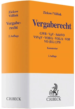 Abbildung von Ziekow / Völlink | Vergaberecht | 2. Auflage | 2013 | beck-shop.de