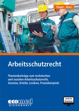 Abbildung von Taeger / Rose | Arbeitsschutzrecht | 1. Auflage | 2024 | beck-shop.de