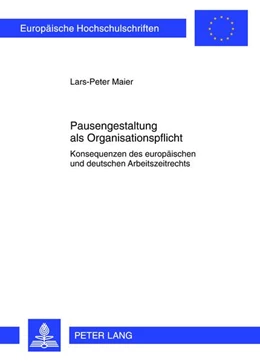 Abbildung von Maier | Pausengestaltung als Organisationspflicht | 1. Auflage | 2012 | 5353 | beck-shop.de