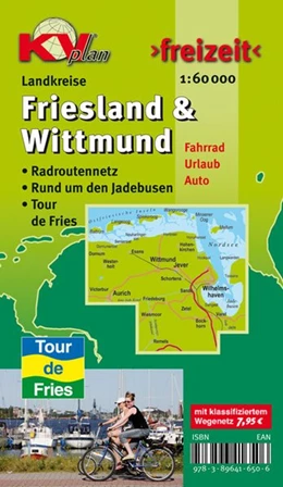 Abbildung von Landkreise Friesland & Wittmund 1 : 60 000 | 1. Auflage | 2012 | beck-shop.de