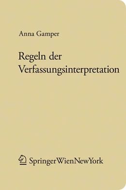 Abbildung von Gamper | Regeln der Verfassungsinterpretation | 1. Auflage | 2012 | beck-shop.de