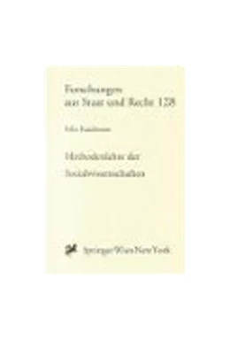 Abbildung von Kaufmann | Methodenlehre der Sozialwissenschaften | 1. Auflage | 1999 | beck-shop.de
