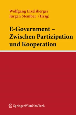 Abbildung von Eixelsberger / Stember | E-Government - Zwischen Partizipation und Kooperation | 1. Auflage | 2012 | beck-shop.de