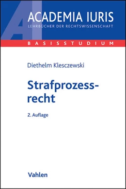 Abbildung von Klesczewski | Strafprozessrecht | 2. Auflage | 2013 | beck-shop.de