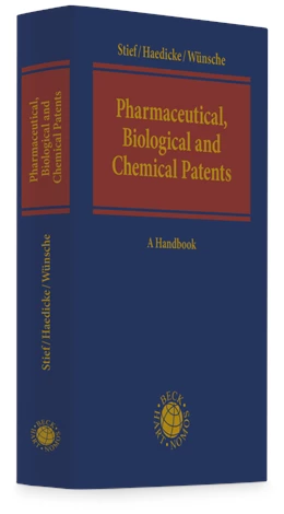 Abbildung von Stief / Haedicke | Pharmaceutical, Biological and Chemical Patents | 1. Auflage | 2026 | beck-shop.de