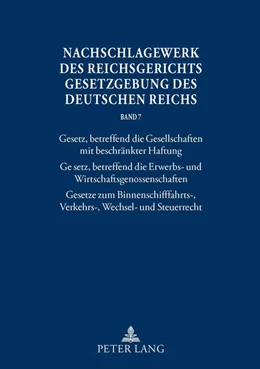 Abbildung von Glöckner / Schubert | Nachschlagewerk des Reichsgerichts - Gesetzgebung des Deutschen Reichs | 1. Auflage | 2012 | beck-shop.de