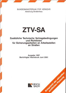 Abbildung von ZTV-SA 97 | 1. Auflage | 2001 | beck-shop.de