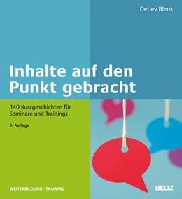 Abbildung von Blenk | Inhalte auf den Punkt gebracht | 3. Auflage | 2013 | beck-shop.de