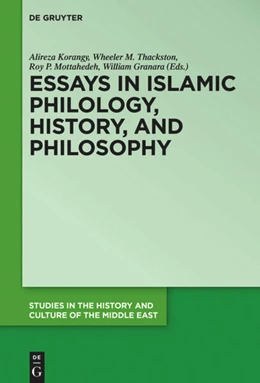 Abbildung von Korangy / Mottahedeh | Essays in Islamic Philology, History, and Philosophy | 1. Auflage | 2016 | 31 | beck-shop.de