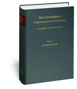 Abbildung von Schneider / Kramer | Das Grundgesetz. Dokumentation seiner Entstehung | 1. Auflage | 2013 | beck-shop.de