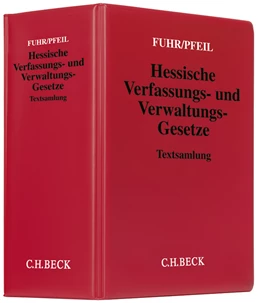 Abbildung von Fuhr / Pfeil | Hessische Verfassungs- und Verwaltungsgesetze Hauptordner 86 mm • Ersatzordner (leer) | 1. Auflage | | beck-shop.de