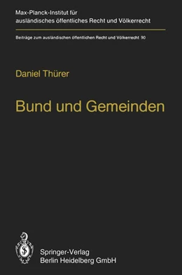 Abbildung von Thürer | Bund und Gemeinden / Federal and Local Government | 1. Auflage | 2012 | 90 | beck-shop.de