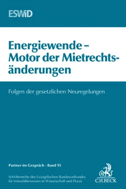 Abbildung von Energiewende - Motor der Mietrechtsänderung | 1. Auflage | 2013 | Band 95 | beck-shop.de