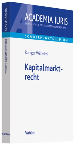 Abbildung von Wilhelmi | Kapitalmarktrecht | 1. Auflage | 2026 | beck-shop.de