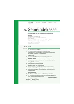 Abbildung von Die Gemeindekasse • Hessen, Niedersachsen, Nordrhein-Westfalen, Schleswig-Holstein | 69. Auflage | 2025 | beck-shop.de