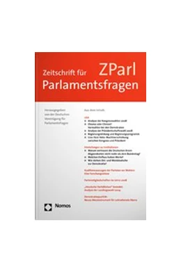 Abbildung von Zeitschrift für Parlamentsfragen - ZParl | 49. Auflage | 2025 | beck-shop.de