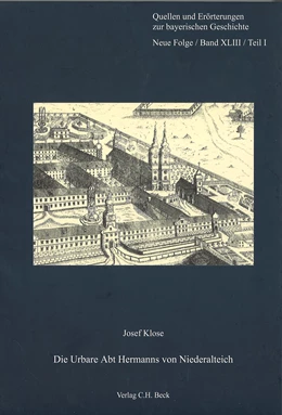 Abbildung von Klose, Josef | Die Urbare Abt Hermanns von Niederalteich | 1. Auflage | 2004 | 43/1+2 | beck-shop.de