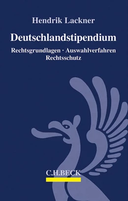 Abbildung von Lackner | Deutschlandstipendium | 1. Auflage | 2014 | beck-shop.de