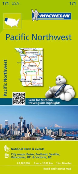 Abbildung von Michelin | Michelin Pazifik Nord-West | 1. Auflage | 2022 | beck-shop.de