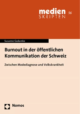 Abbildung von Gedamke | Burnout in der öffentlichen Kommunikation der Schweiz | 1. Auflage | 2013 | 56 | beck-shop.de