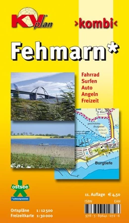 Abbildung von Kombi Fehmarn. Ortspläne 1 : 12 500, Freizeitkarte 1 : 30 0000 | 11. Auflage | 2013 | beck-shop.de