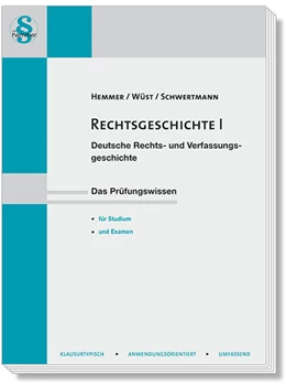 Abbildung von Hemmer / Wüst | Rechtsgeschichte I | 3. Auflage | 2013 | beck-shop.de