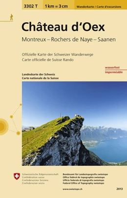 Abbildung von Swisstopo 1 : 33 333 Chateau-d'Oex | 1. Auflage | 2013 | beck-shop.de