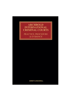 Abbildung von Khan / Dixon | Archbold: International Criminal Courts | 4. Auflage | 2014 | beck-shop.de