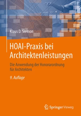 Abbildung von Siemon | HOAI-Praxis bei Architektenleistungen | 9. Auflage | 2014 | beck-shop.de