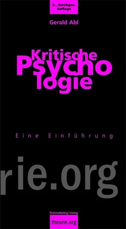 Abbildung von Abl | Kritische Psychologie | 2. Auflage | 2010 | beck-shop.de