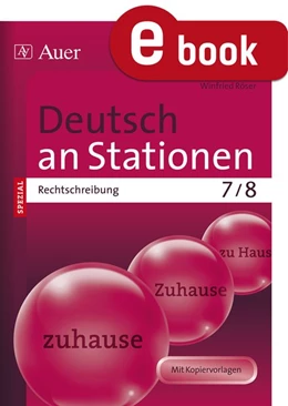 Abbildung von Röser | Deutsch an Stationen Spezial Rechtschreibung 7-8 | 1. Auflage | 2023 | beck-shop.de