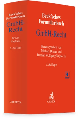 Abbildung von Beck'sches Formularbuch GmbH-Recht | 2. Auflage | 2024 | beck-shop.de