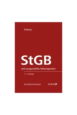 Abbildung von Fabrizy | StGB Strafgesetzbuch | 11. Auflage | 2013 | 1 | beck-shop.de