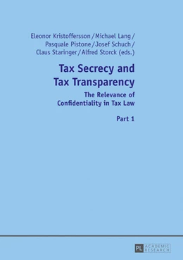 Abbildung von Lang / Kristofferson | Tax Secrecy and Tax Transparency | 1. Auflage | 2013 | beck-shop.de