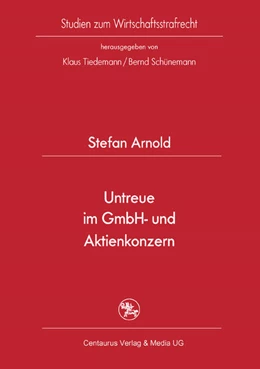 Abbildung von Arnold | Untreue im GmbH- und Aktienkonzern | 1. Auflage | 2015 | 26 | beck-shop.de