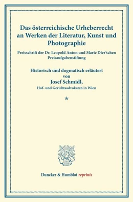 Abbildung von Schmidl | Das österreichische Urheberrecht | 1. Auflage | 2013 | beck-shop.de